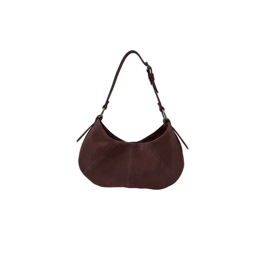 Lillian – Borsa a spalla in camoscio rosa
