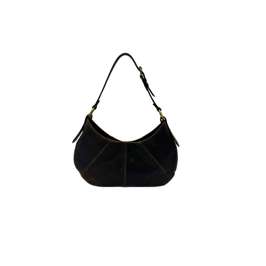 Lillian – Borsa a spalla in cuoio marrone